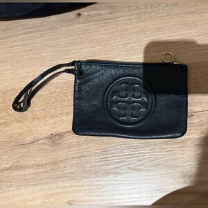 Tory Burch Black Wristlet Clutch